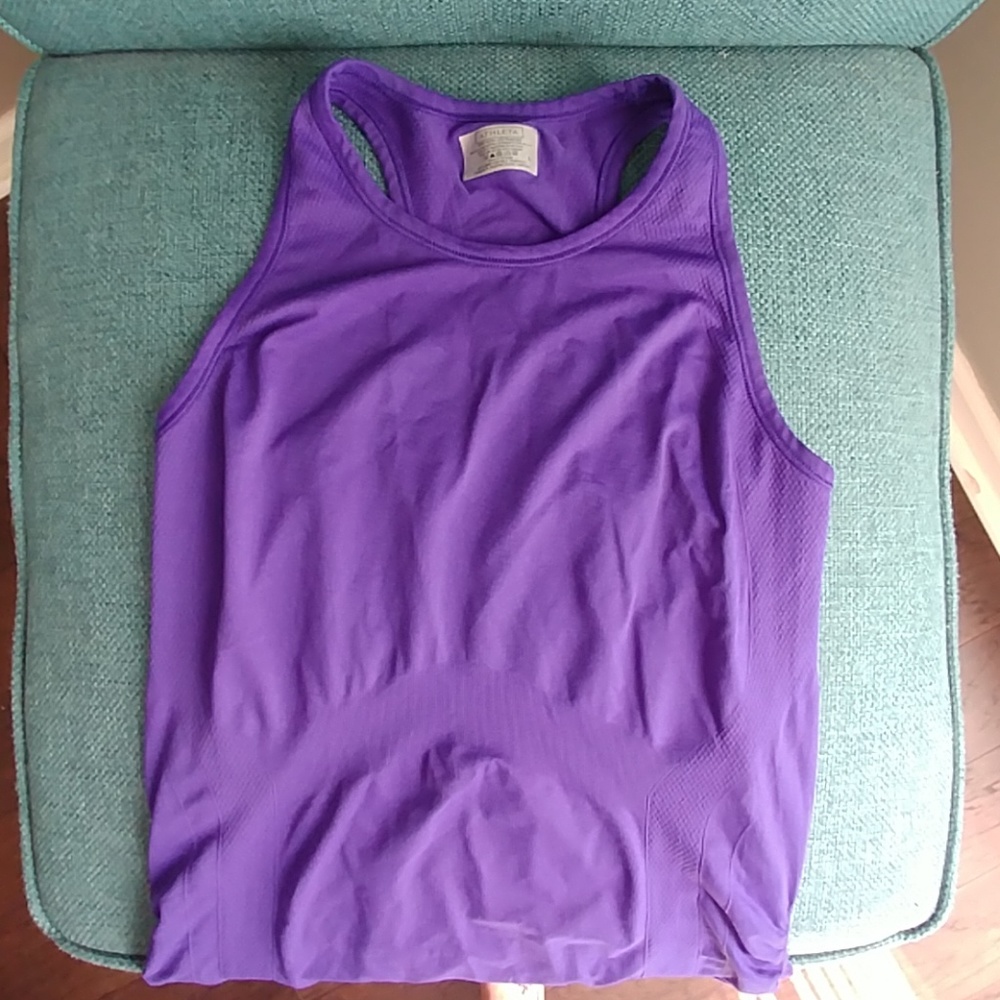 EUC Athleta high neck racerback tank